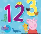Получайте удовольствие обучения цифры 1,2,3 с Свинка Пеппа